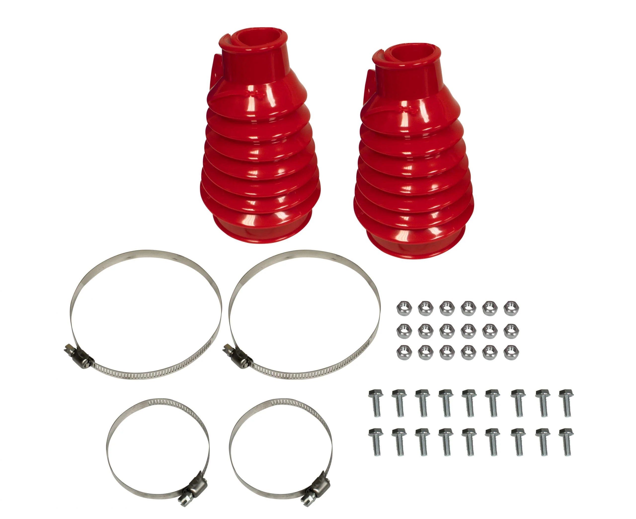 Deluxe Swing Axle Boot. Red - Pair