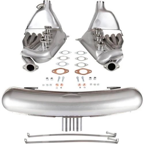 EXHAUST CONVERSION SET, BIG BORE, 2.7/3.0, 41MM OD TUBES, GT3 STYLE MUFFLER