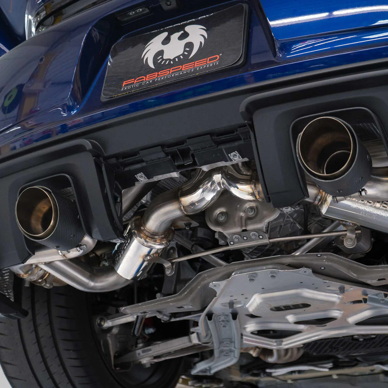 Fabspeed Porsche 718 GT4 / GTS / Spyder Valvetronic X-Pipe Exhaust System (2020+) - Image 10