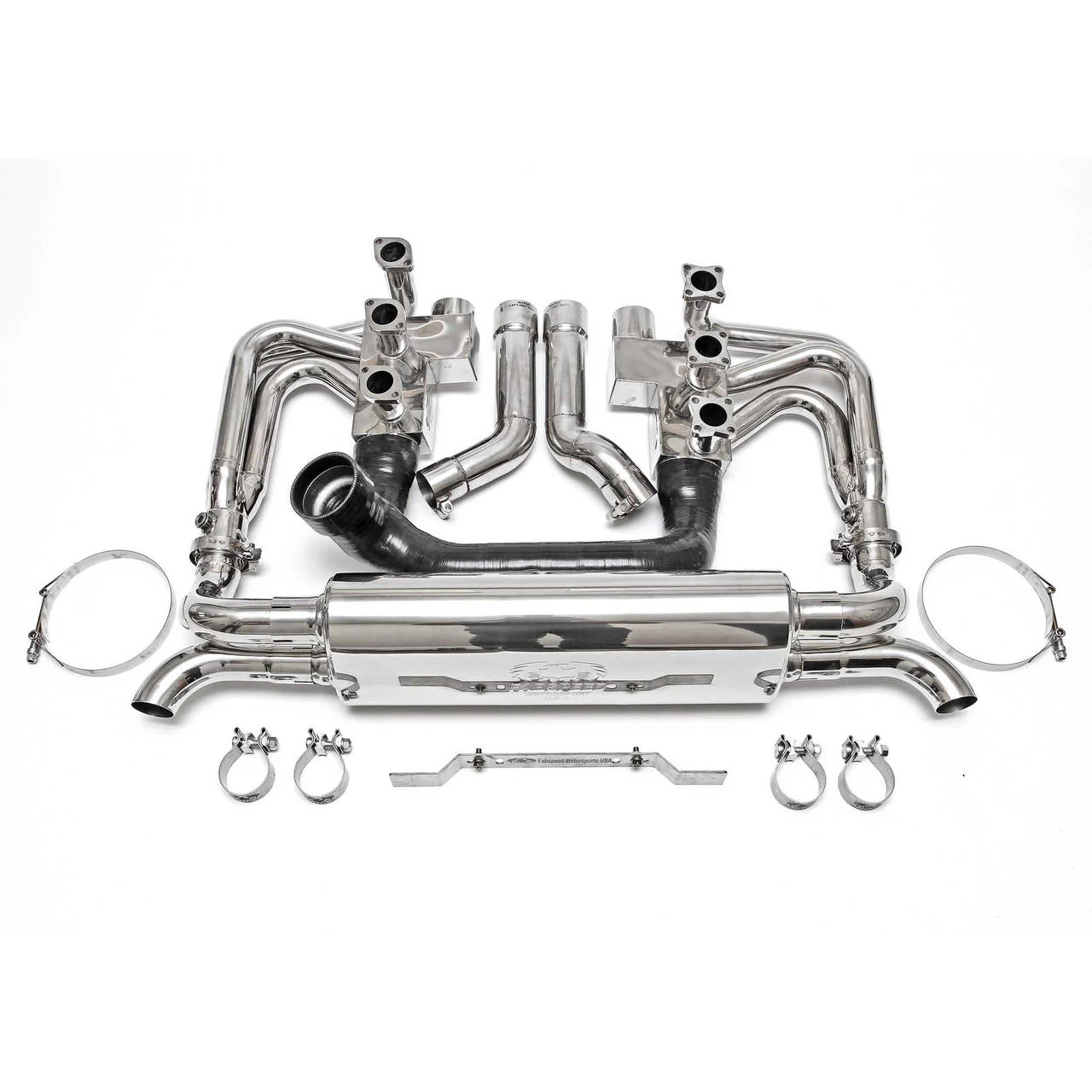 Fabspeed Porsche 964 Carrera RSR Header Muffler Kit (1989-1994) - Image 2