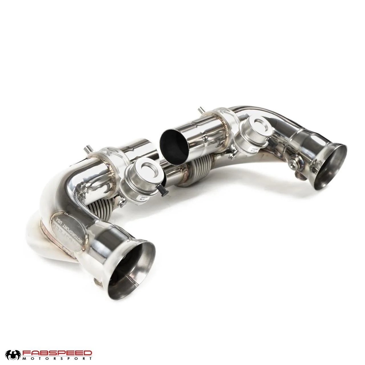 Fabspeed Porsche 991.2 GT3 / GT3 RS Side Muffler Bypass Pipes (2017-2019) - Image 4