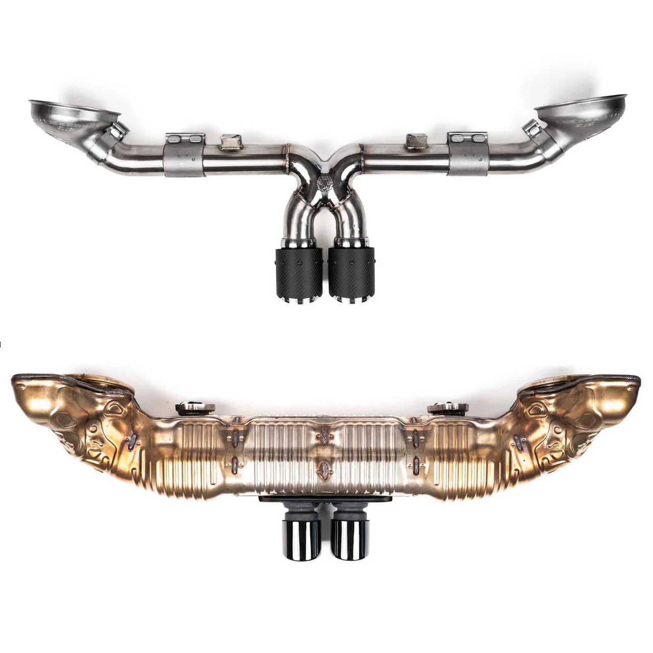 Fabspeed Porsche 992 GT3 / GT3 RS Supercup Cat-Back Exhaust System NON Valved (2022+) - Image 2