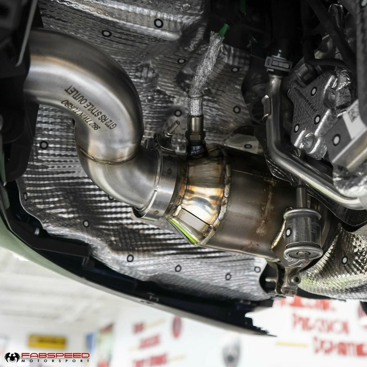 Fabspeed Porsche 992 Twin Turbo / Twin Turbo S Sport Catalytic Converters with GT2RS Style Outlets (2021+) - Image 10