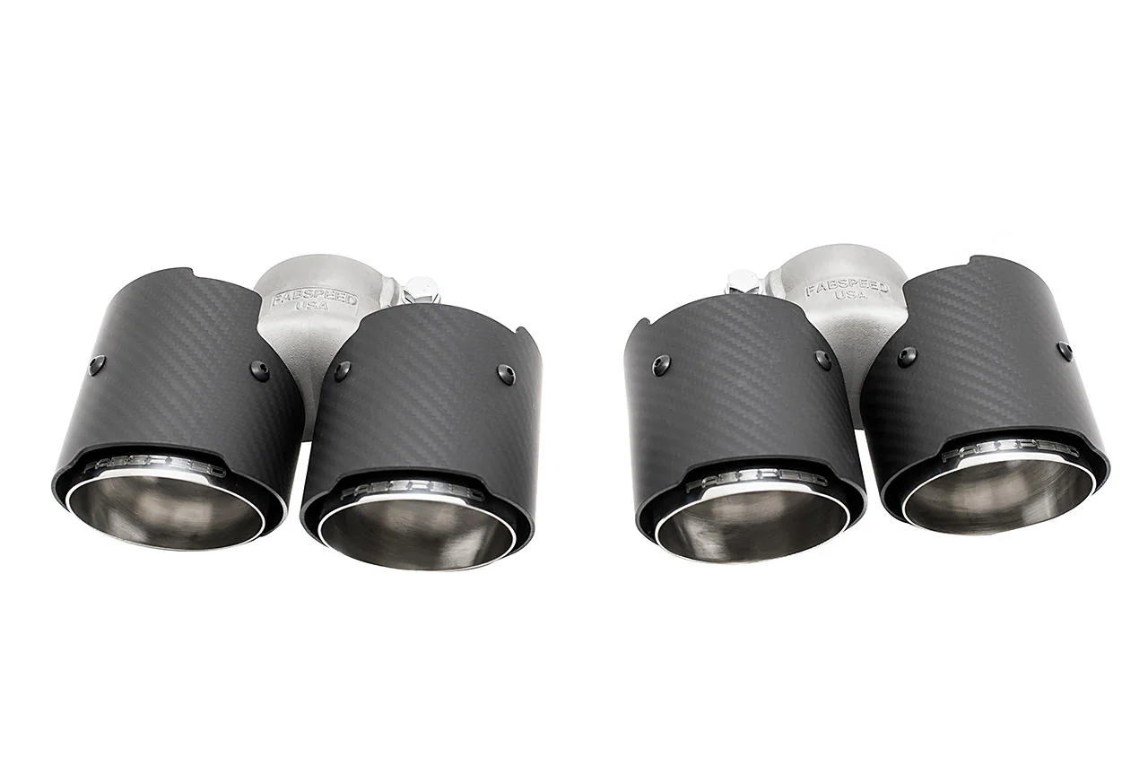 Fabspeed Porsche 997.2 Carrera Deluxe Quad-Style Tips (2009-2012) - Image 3