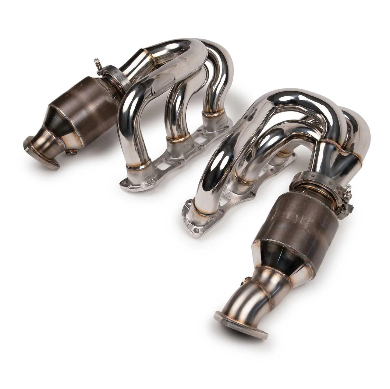 Fabspeed Porsche 997.2 Carrera RENNKRAFT® Modular Headers with HJS Catalytic Converters (2009-2011) - Image 3