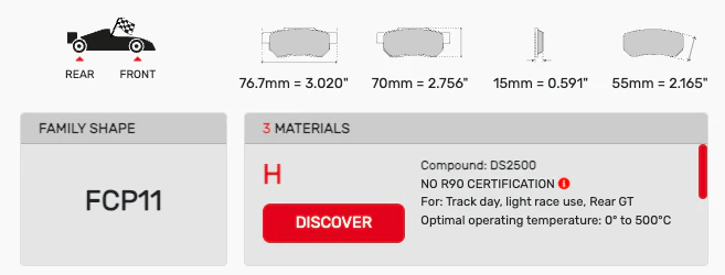 Ferodo FCP0011 Brake Pads - Image 7
