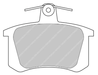 Ferodo FCP0596 Brake Pads