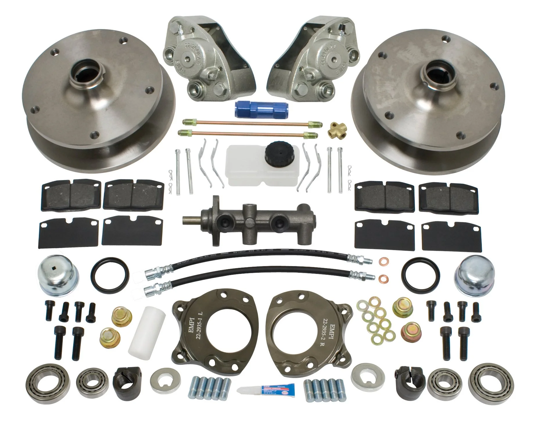 Front Disc Brake Kit, Type 2, 1968-1970 LH Drive Only