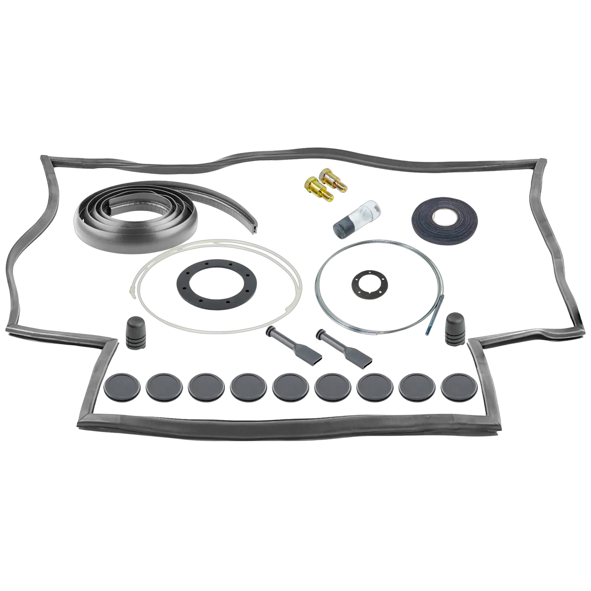 914Rubber Front Trunk Kit for Porsche 914 (1970-76)