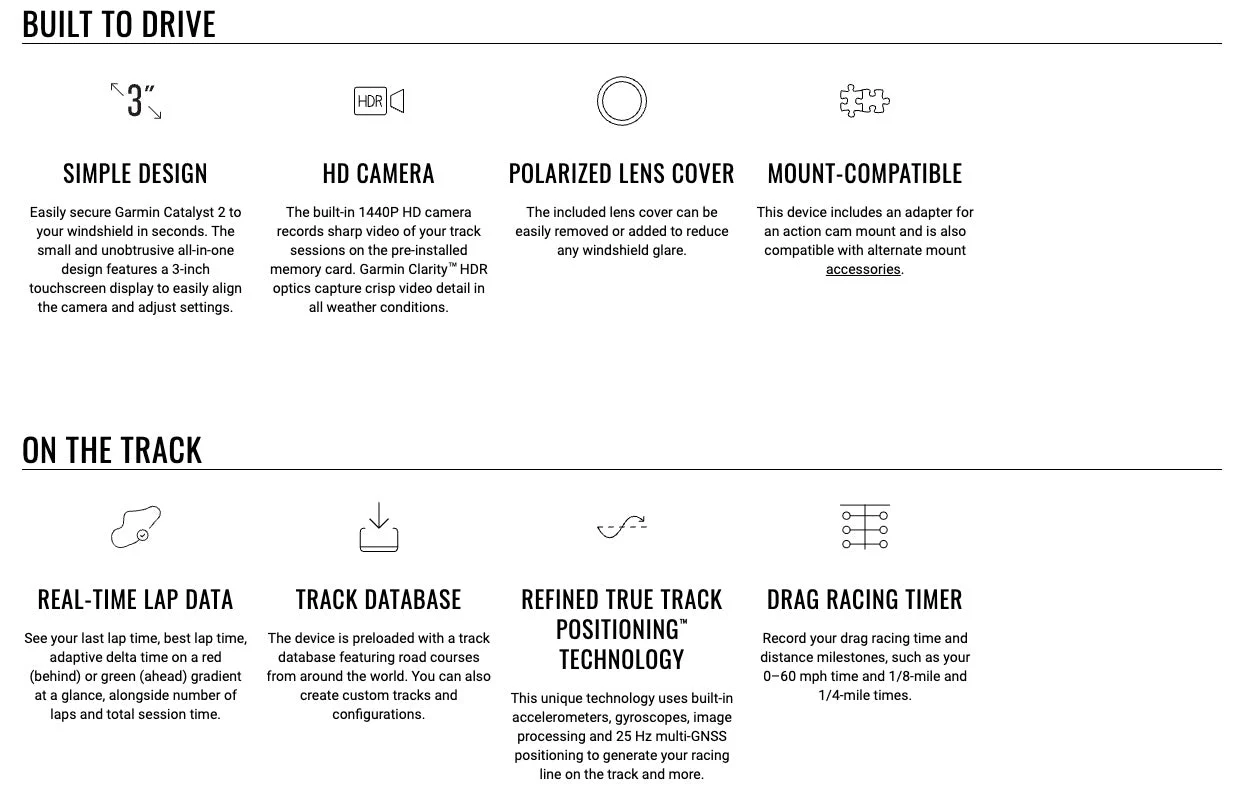 Garmin Catalyst 2 Race Track Driving Performance Optimizer - Image 12