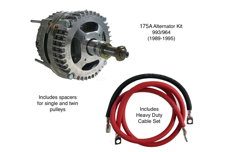 High Output 240A Alternator for Porsche 964 and 993 (90-98)