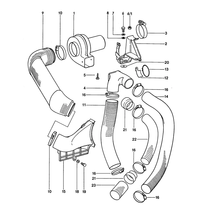 Hot Air Hose for Porsche 911 (1972-73) - Image 2