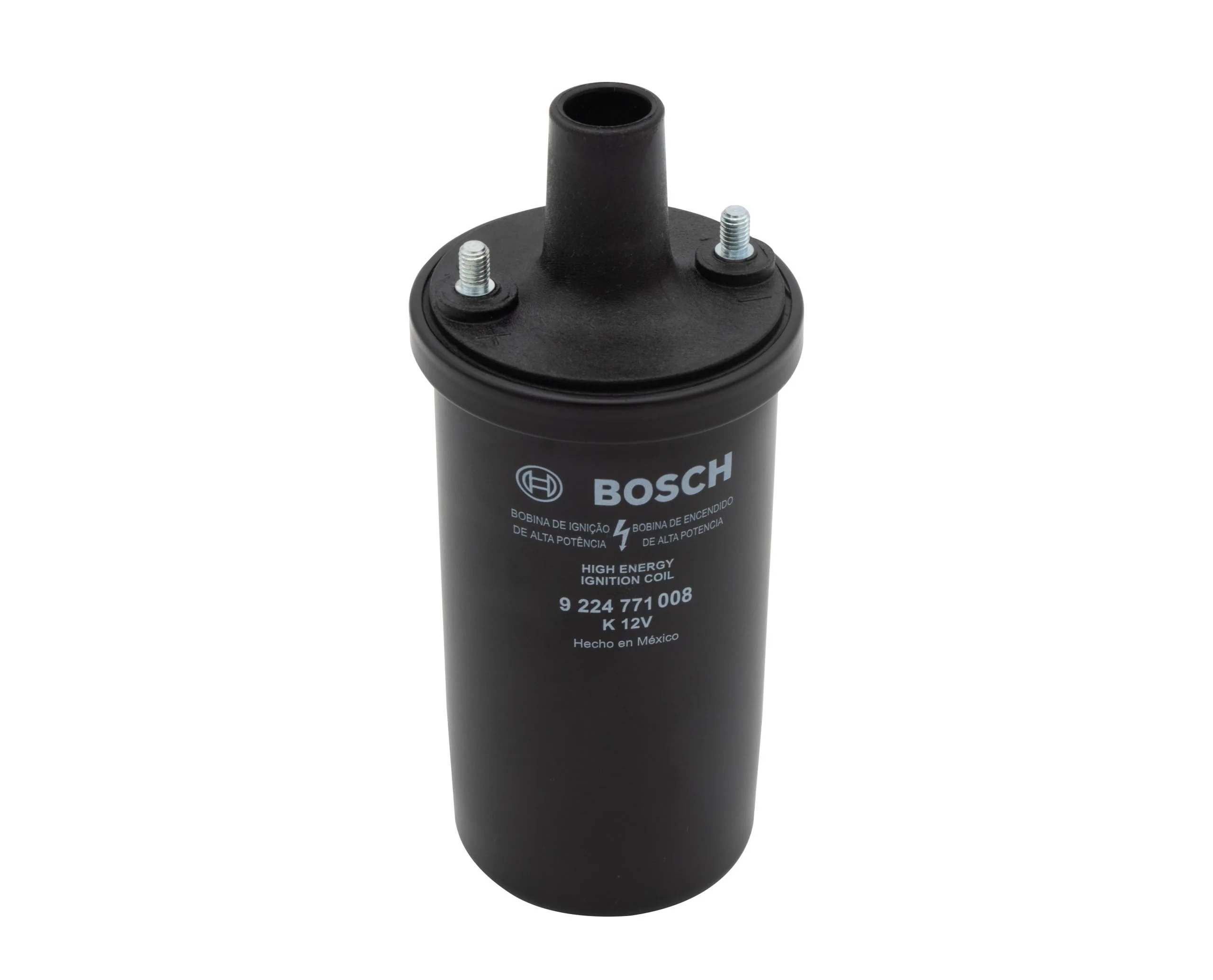 Ignition Coil: 12 Volt : 3.4 Ohms: Black Coil – Bosch