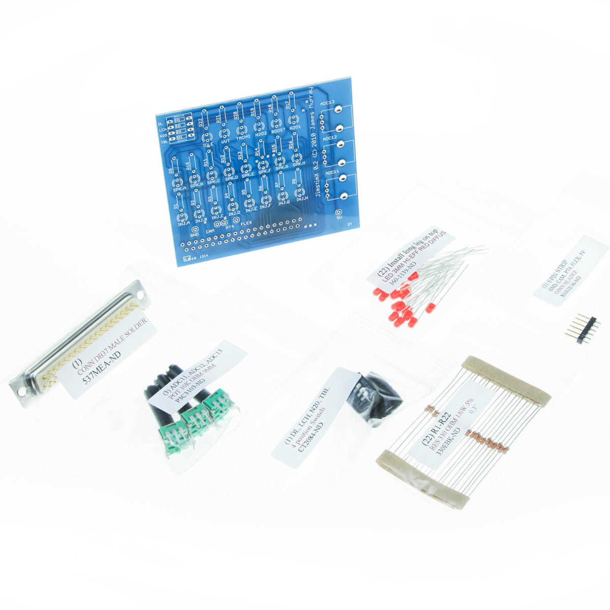 JimStimX MS3X Stimulator Expansion Board – Unassembled