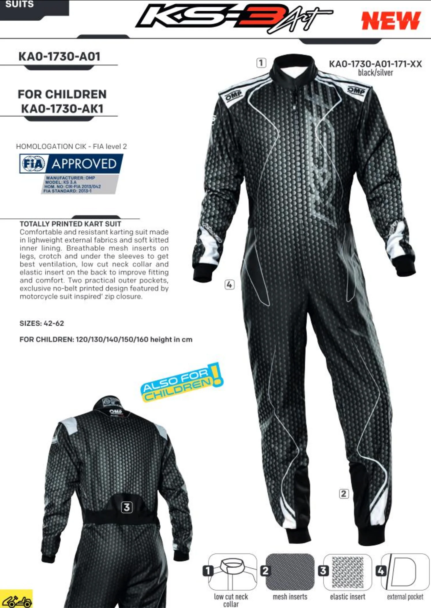 KS-3R Art Karting Racing Suit - Image 5