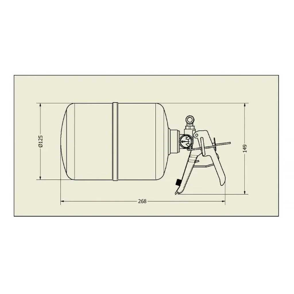 Lifeline Zero 360 FIA 2.25kg FK 5-1-12 Fire Marshal System - Image 3