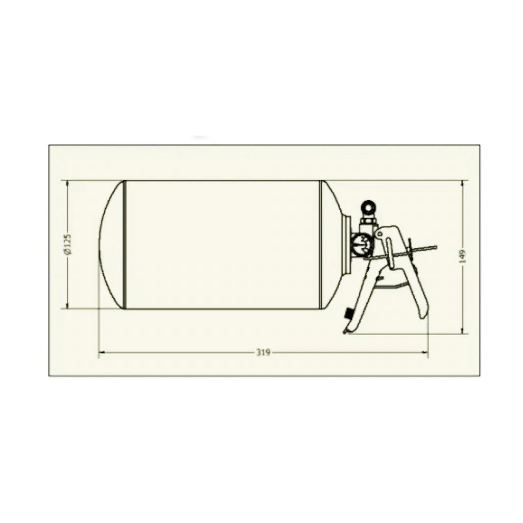 Lifeline Zero 360 FIA 3.0kg FK 5-1-12 Fire Marshal System - Image 3