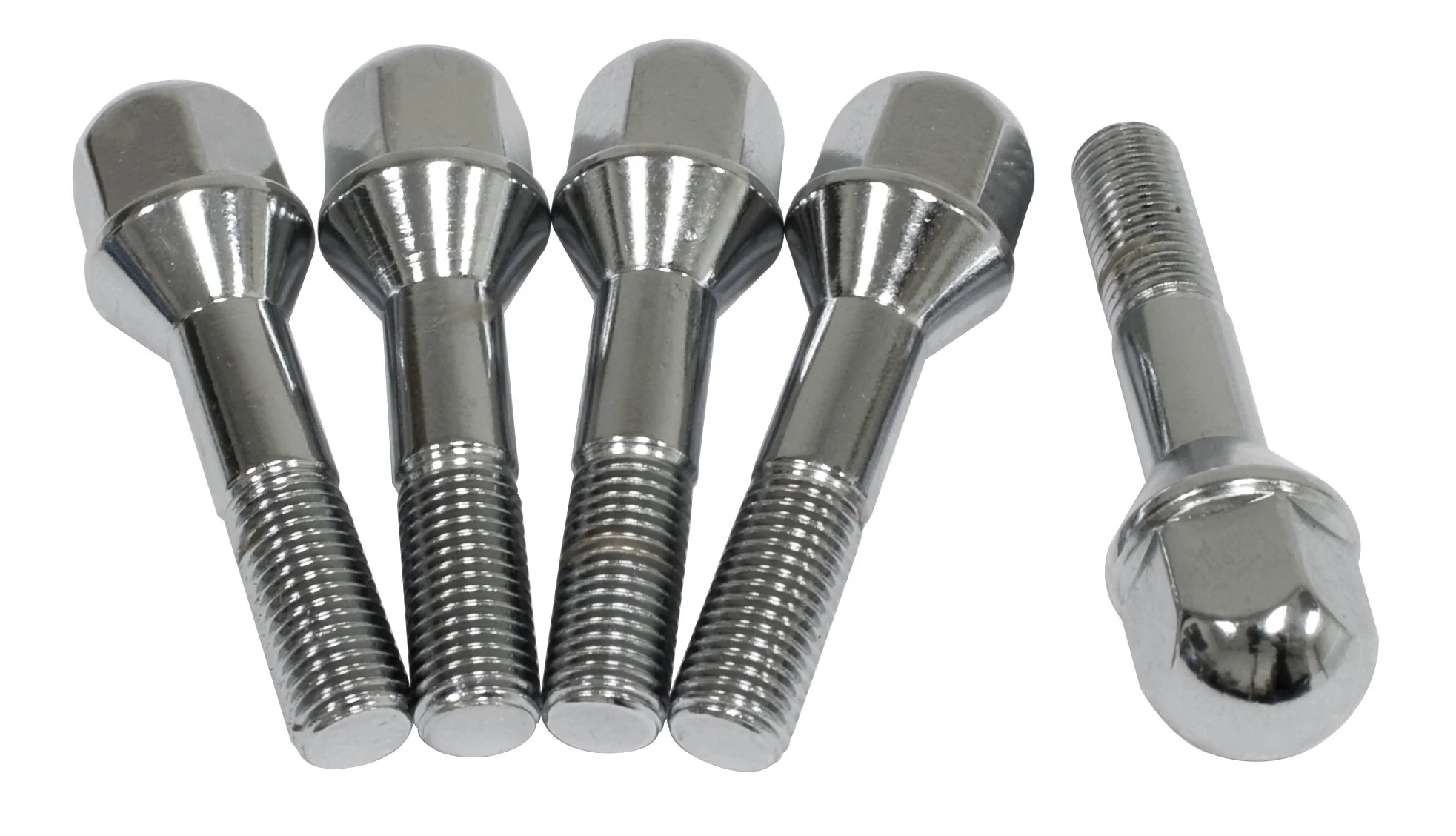 Long Lug Bolts - 12mm, Set of 5
