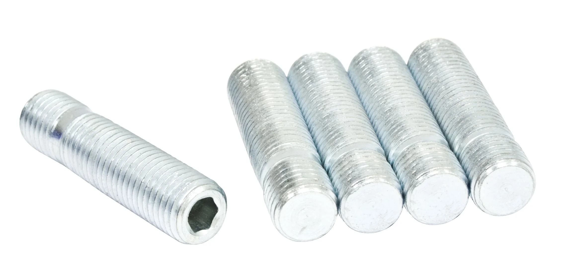 Long Wheel Studs, M12-1.5 Both Ends, Set of 5