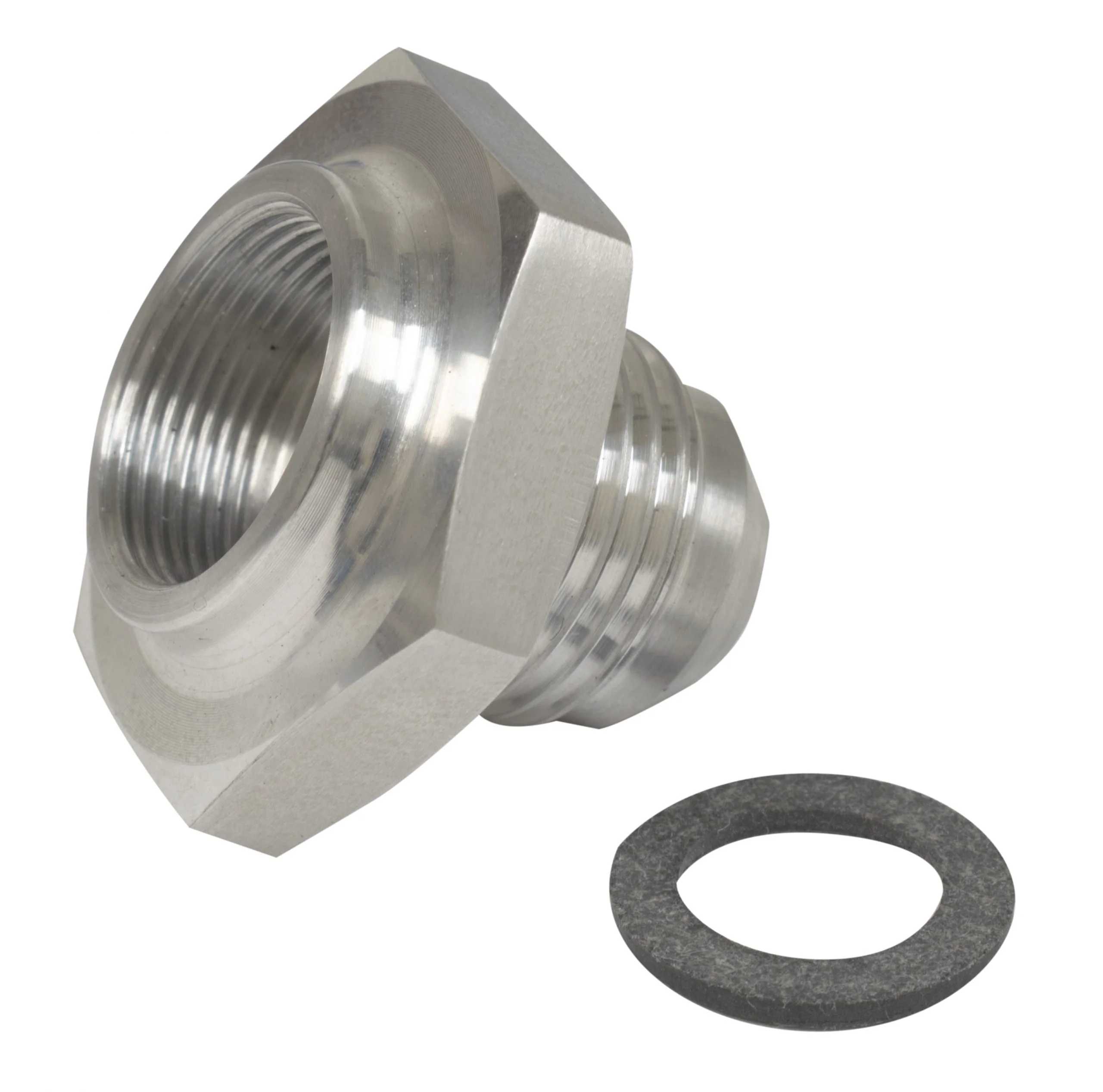 Low Profile Fuel Tank and 8 Adapter - Silver