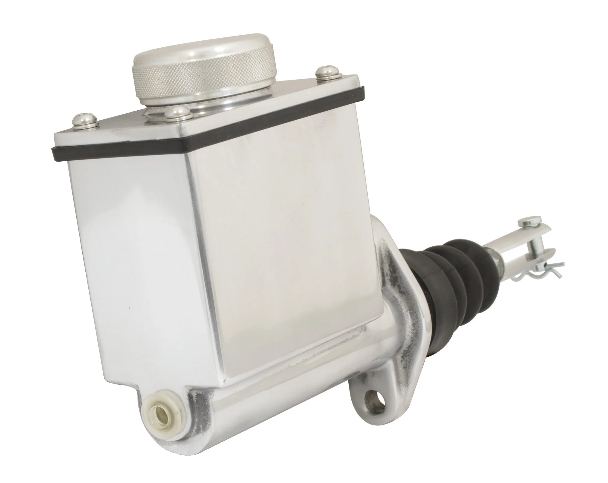 Master Cyl., 3/4" High Square Reservoir, Chrome