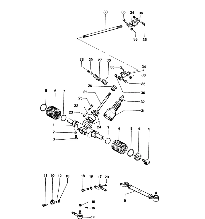 New Complete Steering Rack for Porsche 911 (69-89) and 914 (70-76) - Image 3