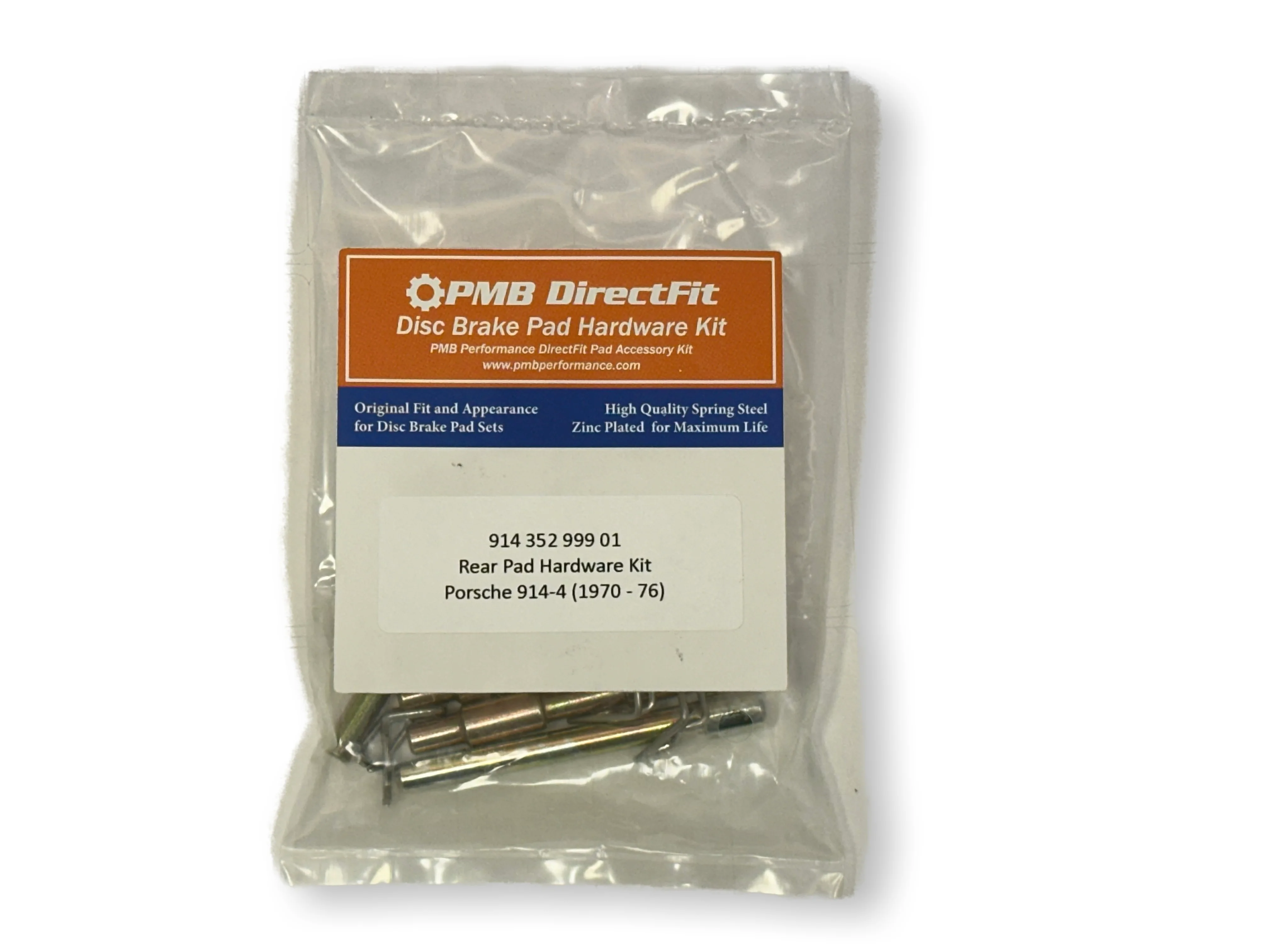 Porsche 914-4 Rear Pad Hardware Kits (1970-76) - Image 8