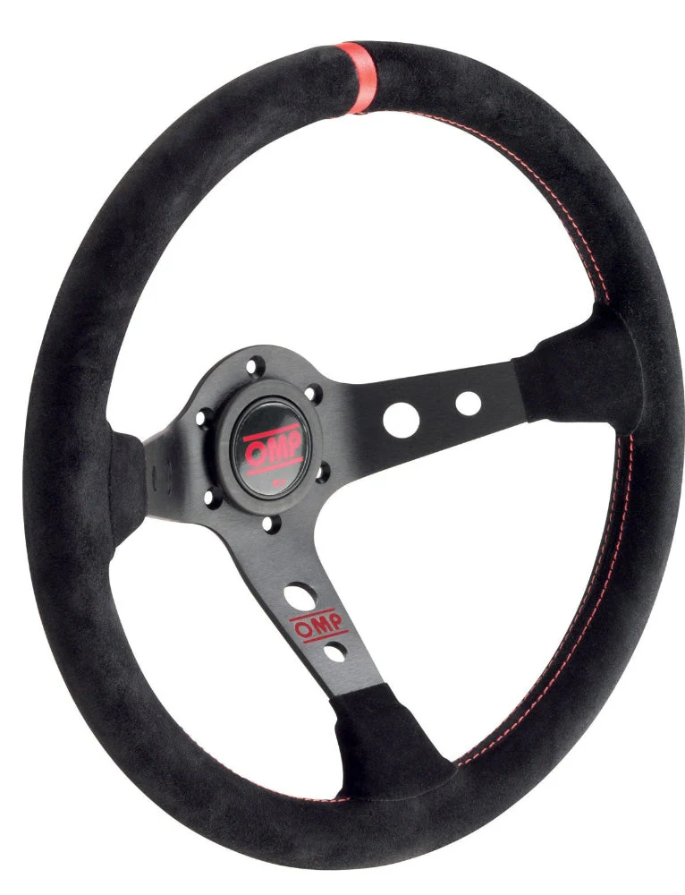 OMP Corsica Steering Wheel – 350mm Suede or Leather w/ 95mm Dish - Image 2