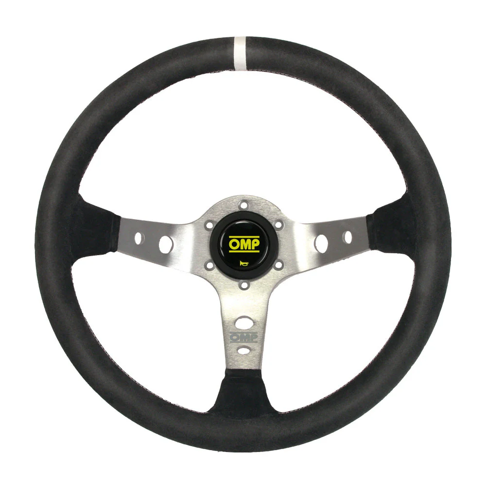 OMP Corsica Steering Wheel – 350mm Suede or Leather w/ 95mm Dish - Image 3