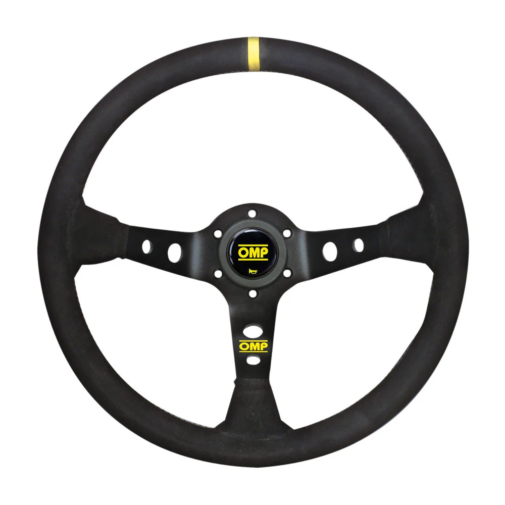 OMP Corsica Steering Wheel – 350mm Suede or Leather w/ 95mm Dish - Image 4