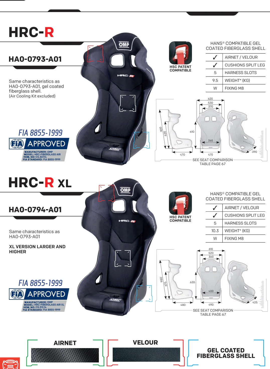 OMP HRC-R Racing Seat - Image 2
