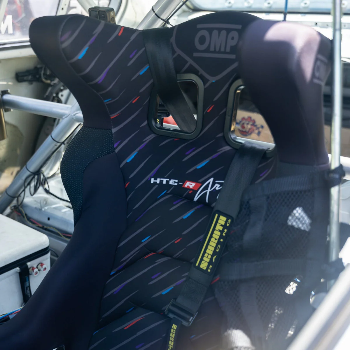 OMP HTE-R BMW Racing Seat | Exclusive M Rain Fabric - Image 3