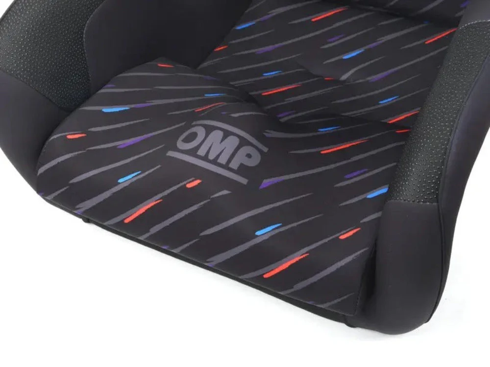 OMP HTE-R BMW Racing Seat | Exclusive M Rain Fabric - Image 4
