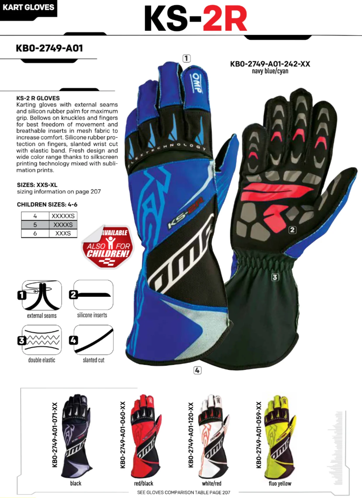 OMP KS-2R Kart Racing Gloves | CIK-FIA Level 2 - Image 12