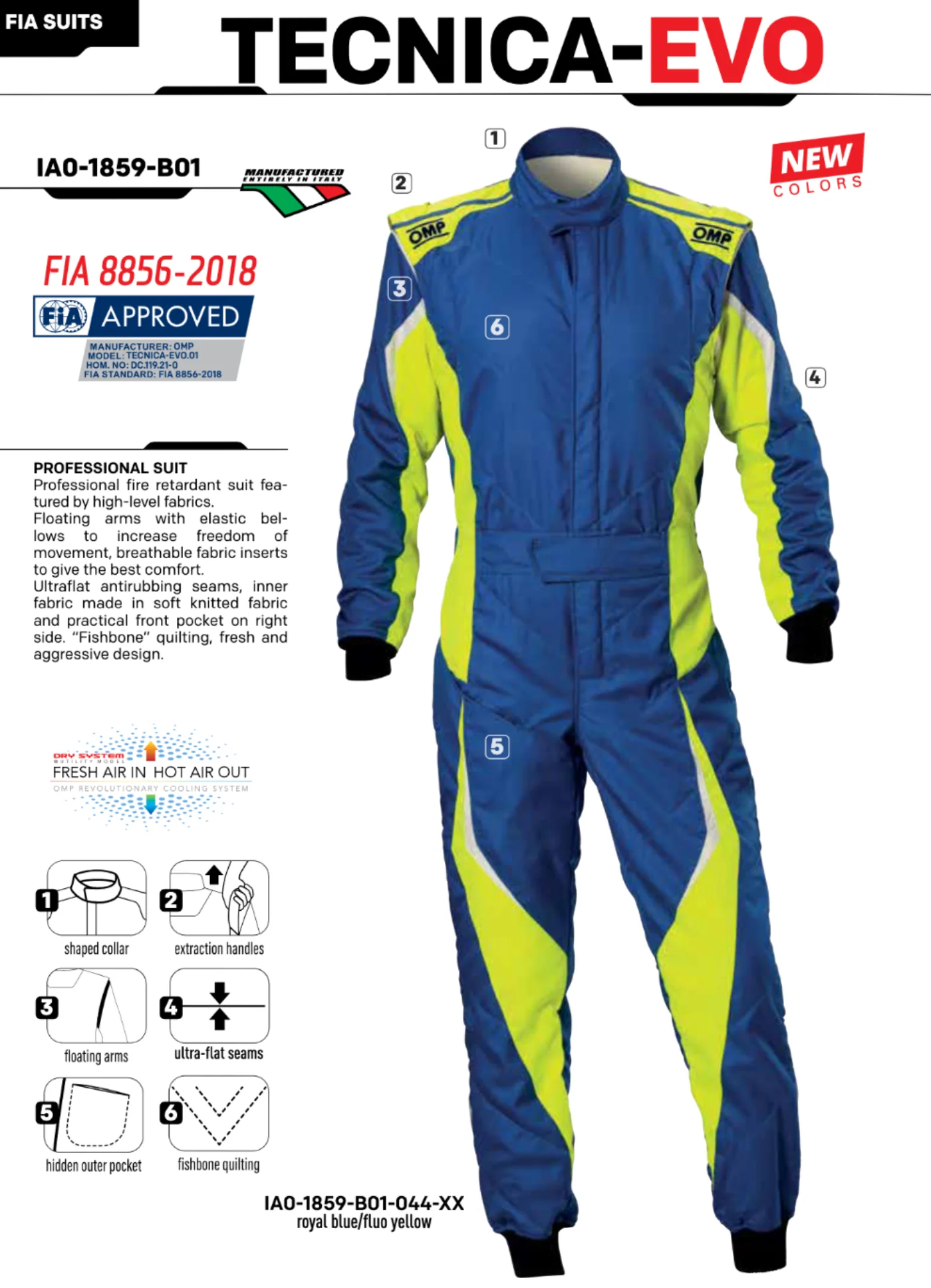 OMP Tecnica Evo Driver Race Suit - Image 6