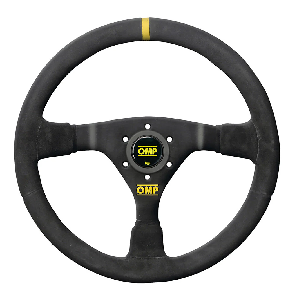 OMP WRC Steering Wheel – 350mm Leather or Suede, 70mm Dish - Image 3