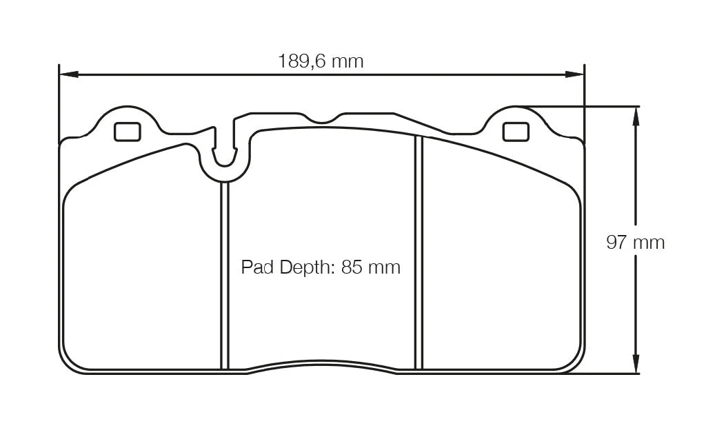 Pagid Racing Brake Pads 8091 (Front)