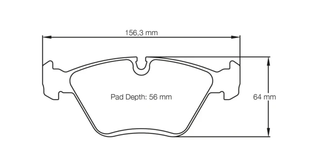 Pagid Racing Brake Pads No. 1295 (Front) - Image 2