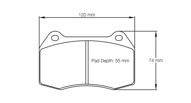 Pagid Racing Brake Pads No. 1427 (Front)