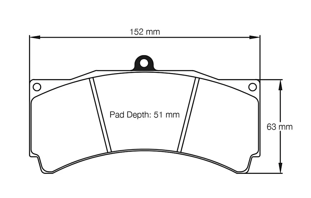 Pagid Racing Brake Pads No. 1538 (Front)