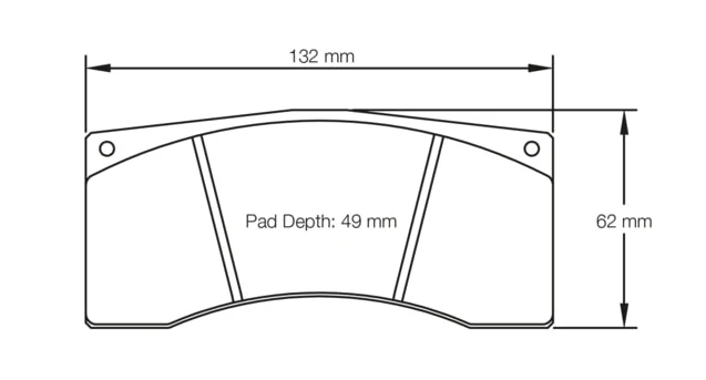 Pagid Racing Brake Pads No. 1674 (Rear) - Image 2