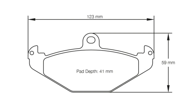 Pagid Racing Brake Pads No. 1682 (Rear)