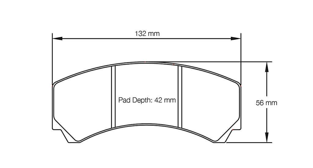 Pagid Racing Brake Pads No. 2126 (Rear)