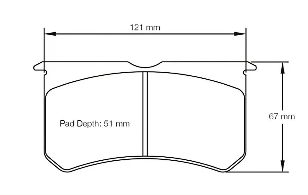 Pagid Racing Brake Pads No. 2206 USA - Image 2