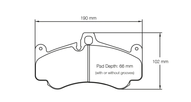 Pagid Racing Brake Pads No. 2707 (Front) - Image 2