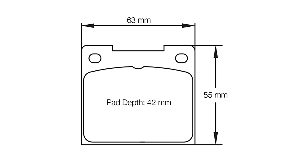 Pagid Racing Brake Pads No. 3102 (Front)