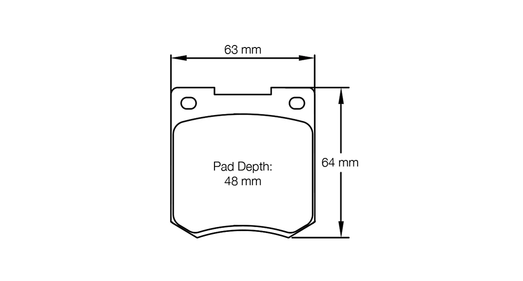 Pagid Racing Brake Pads No. 3190 (Front)