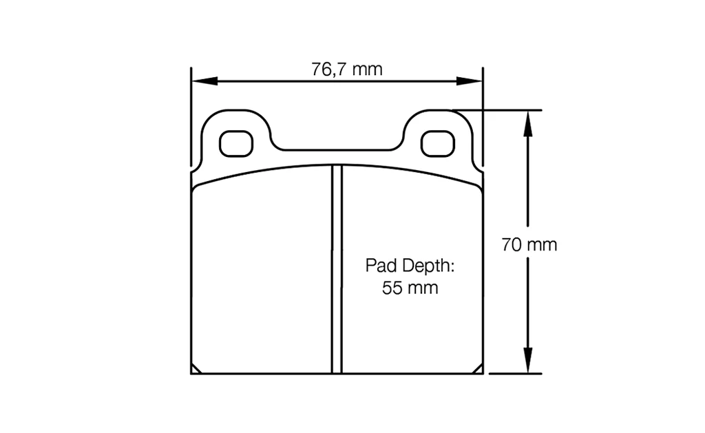 Pagid Racing Brake Pads No. 4501 (Front)