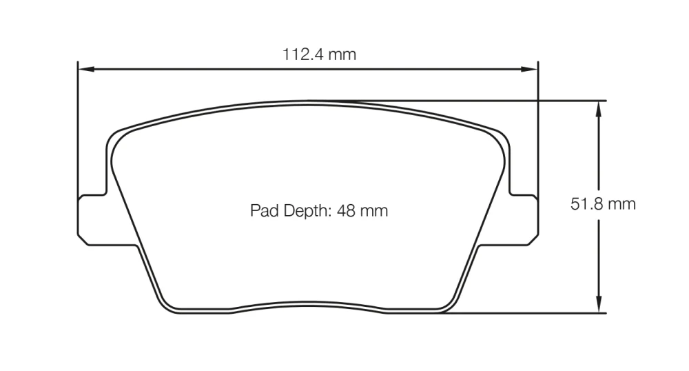 Pagid Racing Brake Pads No. 7035 (Rear) - Image 3