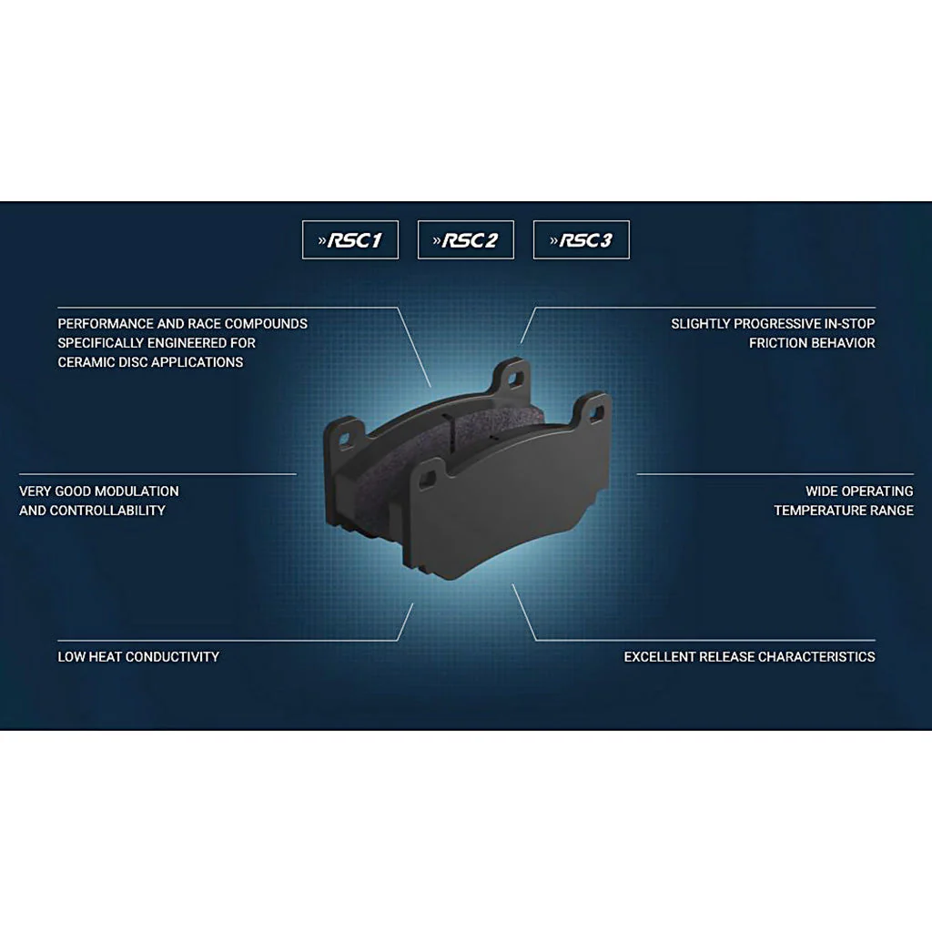Pagid Racing Brake Pads No. 8187 (Rear) | CCM Rotors - Image 2